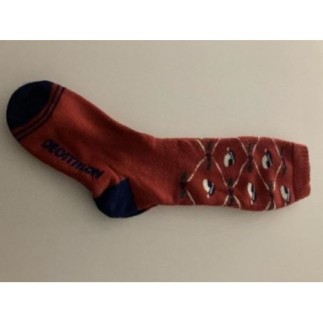 Chaussettes ski rouge/père...