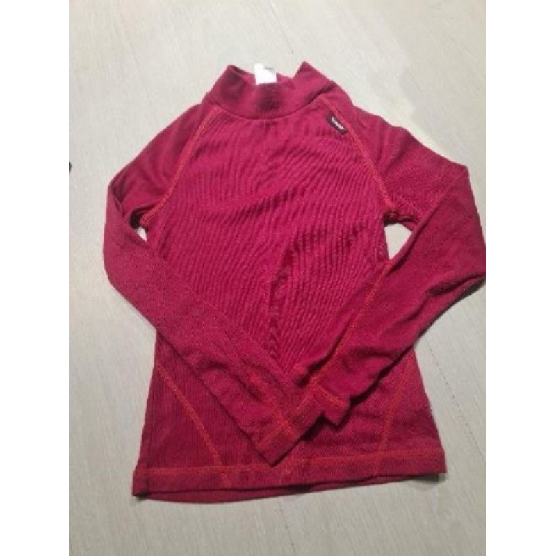 Sous pull de ski bordeaux WEDZE taille 8 ans