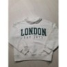 Sweat blanc avec inscription "LONDON" ZARA 8/9 ans